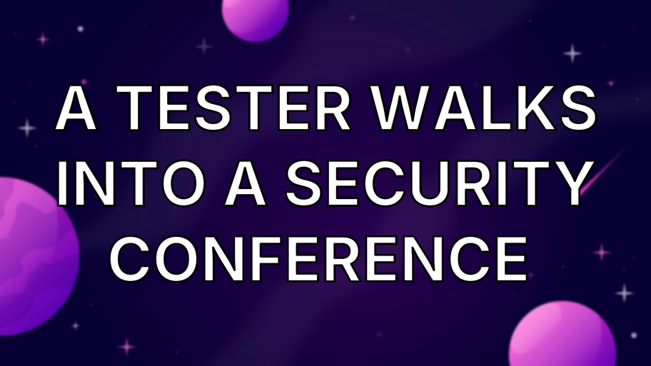 A tester walks into a security conference  image