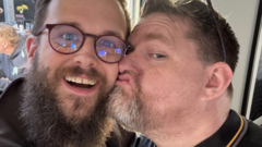 Chris Chant and Dan Billing expressing their community love  image