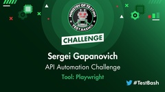 API Challenge - Sergei Gapanovich using Playwright image