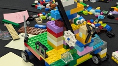 Attending 'The Quality Coach: adapting your testing and quality leadership approach in today's world ' workshop with David and Stu. Our group built this in Lego as our representation of Quality 😀 image