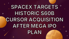 SpaceX Targets Historic $60B Cursor Acquisition After Mega IPO Plan image
