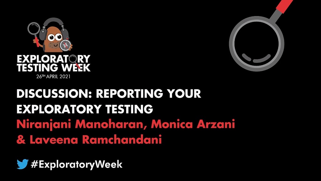 Discussions: Reporting Your Exploratory Testing image