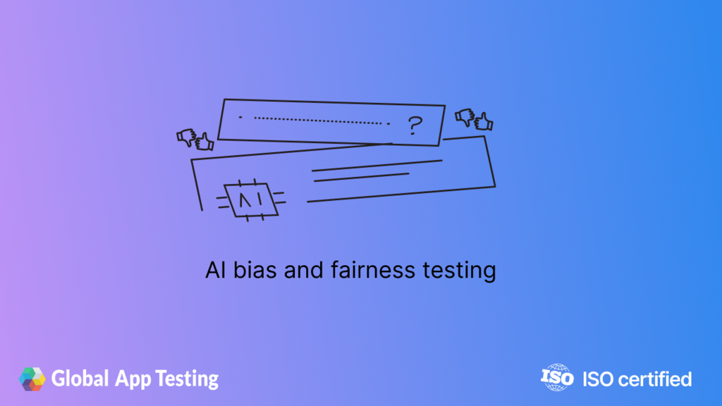 Bias and fairness testing for generative AI image image