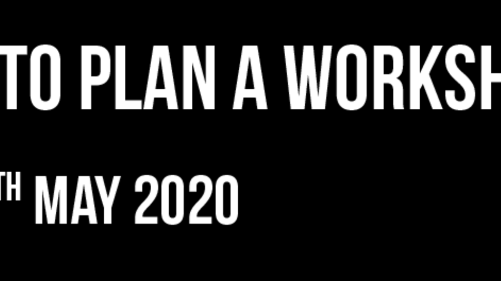 How to Plan a Workshop? banner image