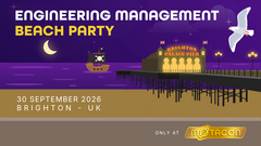Engineering management beach party image