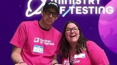 This clip jumps between 4 images to look like they are animating for the picture. We see 2 members of the MoT team enjoying the photobooth, looking straight at the camera. One (Simon) is wearing a ... image