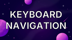 Keyboard navigation image