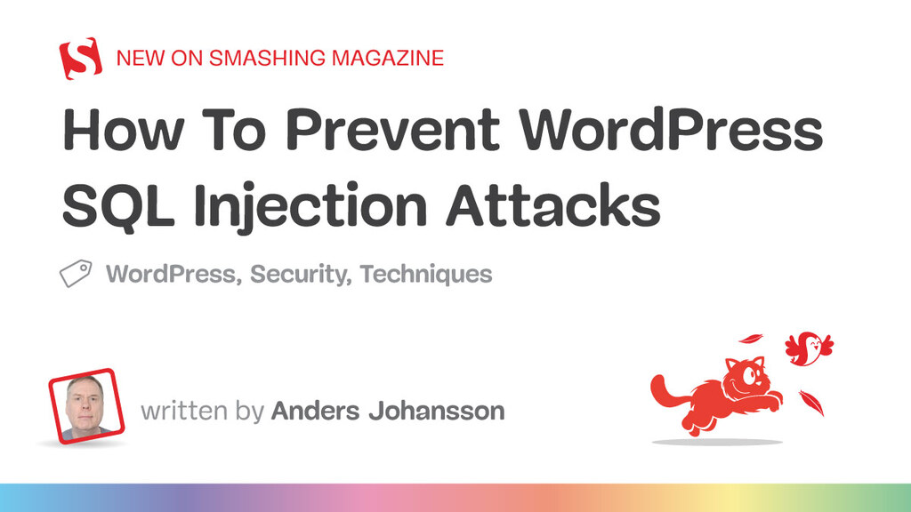 How To Prevent WordPress SQL Injection Attacks image