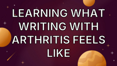 Learning what writing with arthritis feels like image