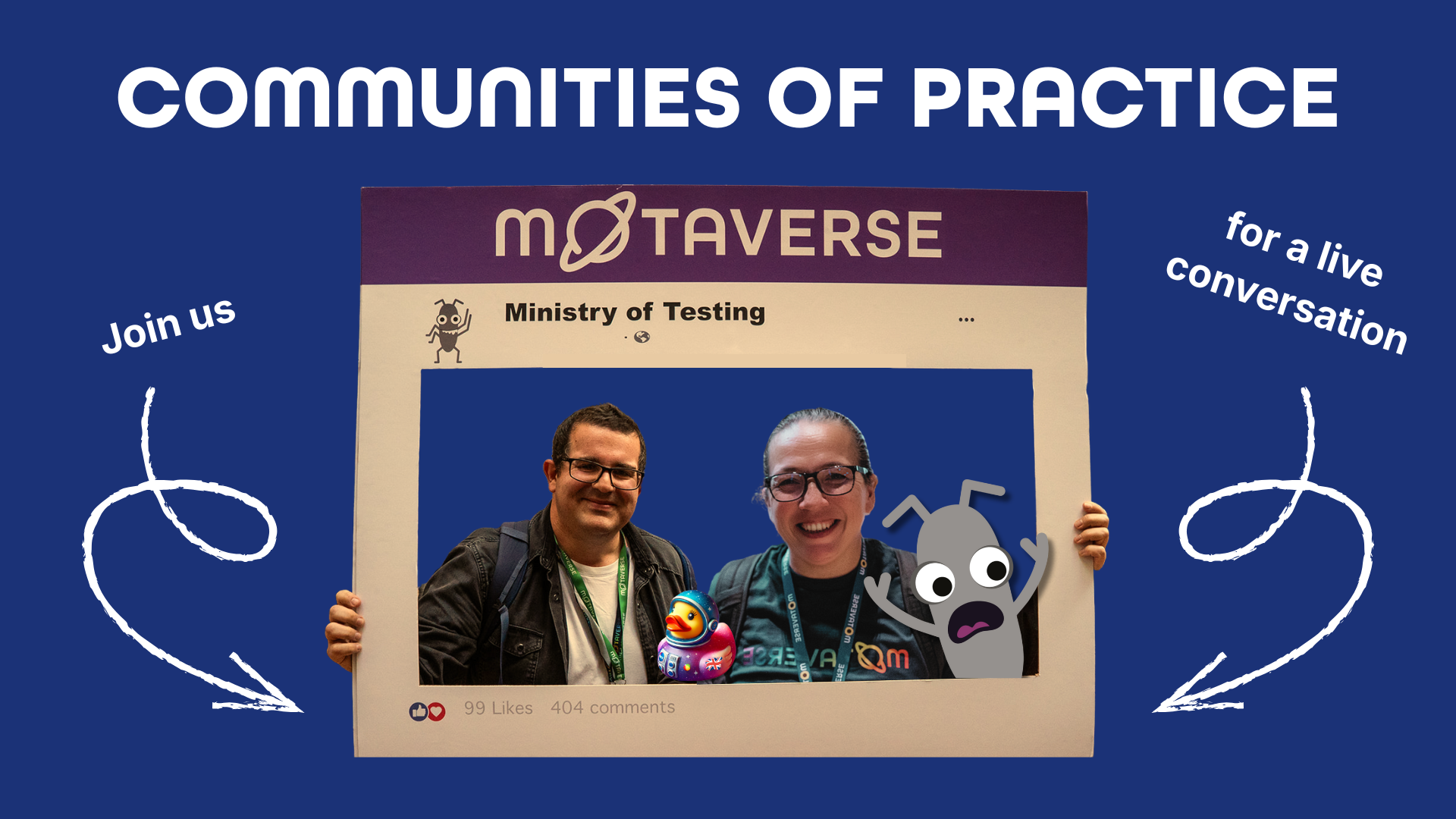 Communities of Practice, a live conversation banner image