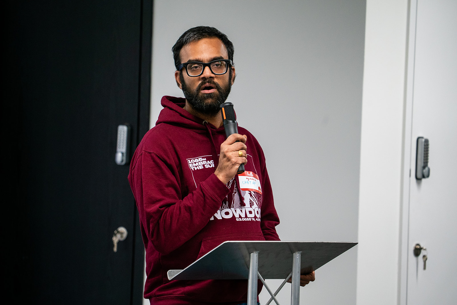 Chetan Velicheti does a 99 second talk