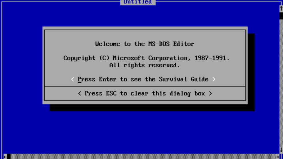 Microsoft surprises MS-DOS fans with remake of ancient text editor that works on Linux image