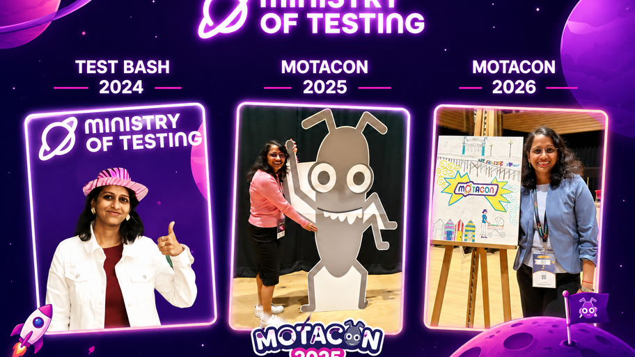 3 consecutive years at TestBash/MoTaCon - Captured in One Frame  - The Picture is complete now image
