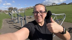 Outdoor gym, test passed. image