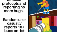 when the user does the testing image