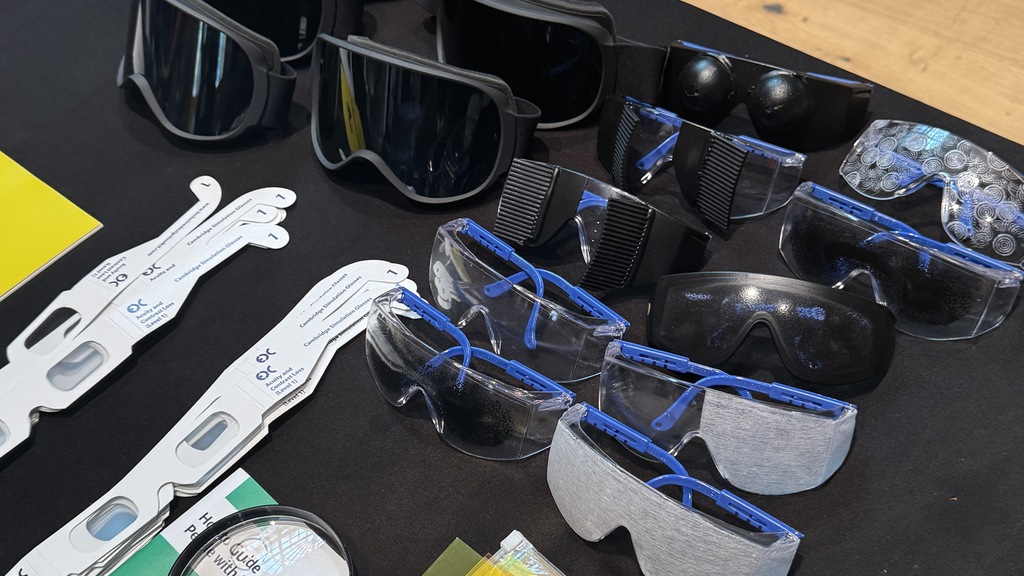 Vision impairment simulation  image