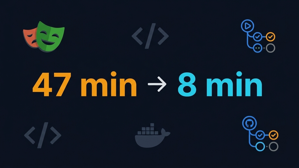 Playwright Sharding and Docker: How I Cut My Test Suite from 47 Minutes to 8 Minutes image image