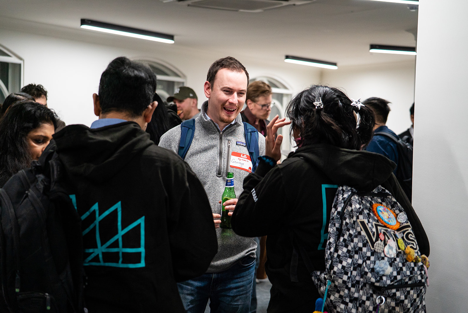 Quality people chattering away at MoT London