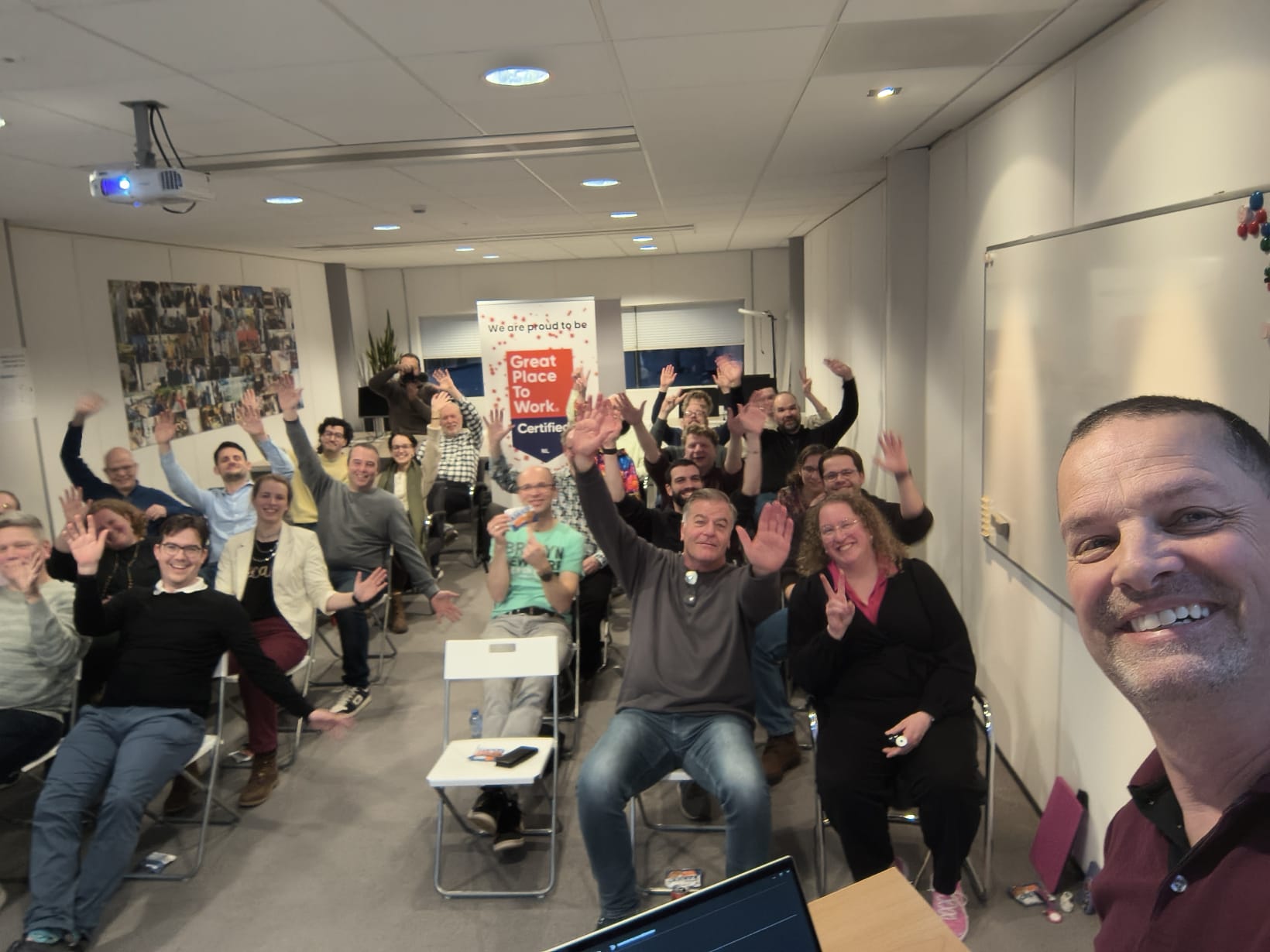 There isn’t a big story behind it. It’s simply a snapshot of the atmosphere at our MoT‑NL chapter meeting last night (February 19th). We had a packed venue, great talks, lots of lively conversations, and the kind of community vibe that makes me proud to be the chapterlead, being able to bring all of these nice people together. 