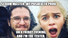 One moment it’s “All good to push,” and the next… QA is monitoring prod with a racing heart.

Have you ever had to deal with a Friday production deploy 😁 ?

 image