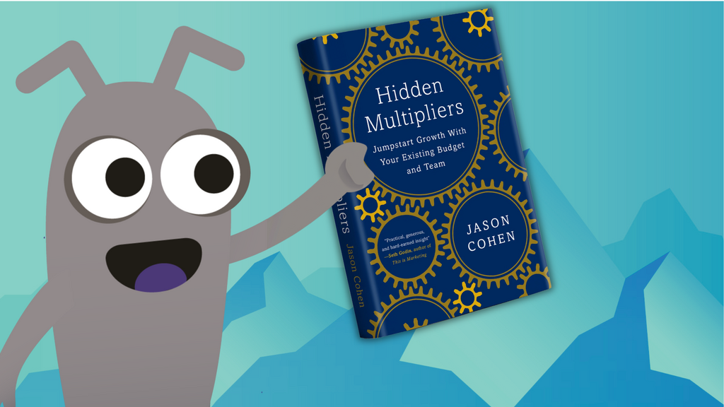 Bug holding the 'Hidden Multipliers' book. image