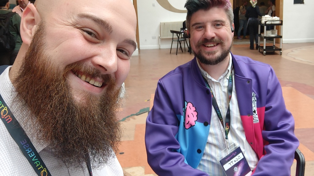 Really good chat with Scott at lunch! image