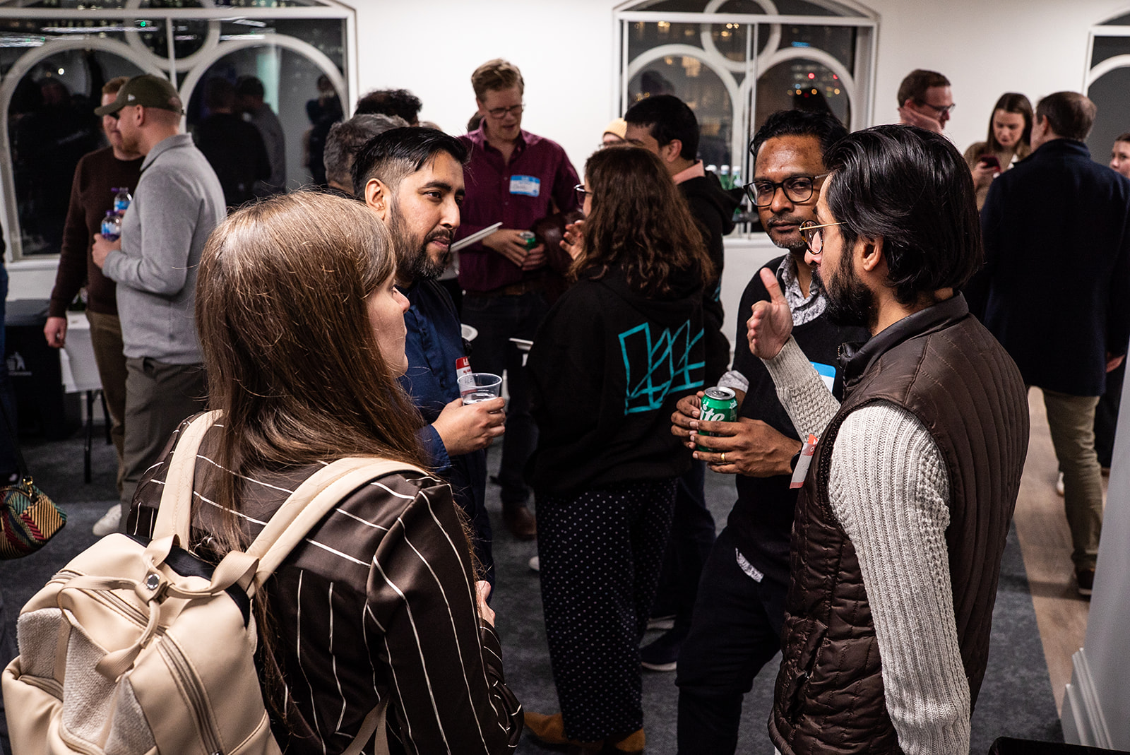 Quality people chatting away at MoT London