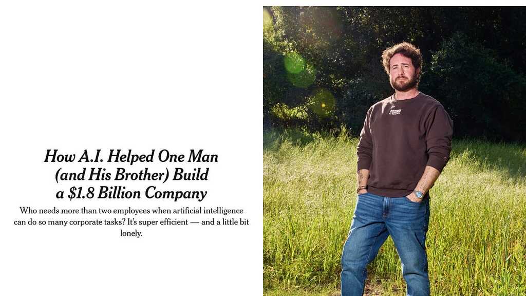 The back story behind the first “$1.8 Billion” dollar “AI Company” image