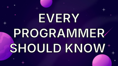 Every Programmer Should Know  image