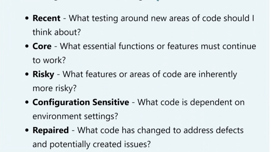 RCRCRC — A heuristic for regression testing image