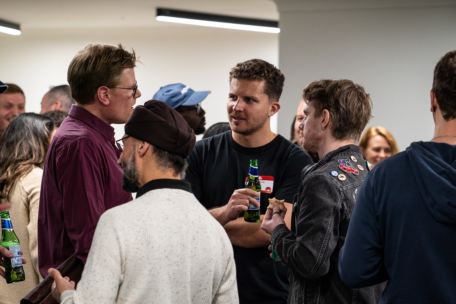 Quality people at MoT London, chattering away.