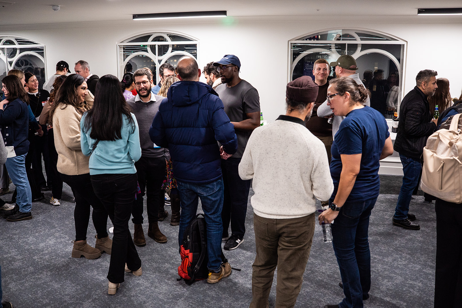 Quality people chattering away at MoT London