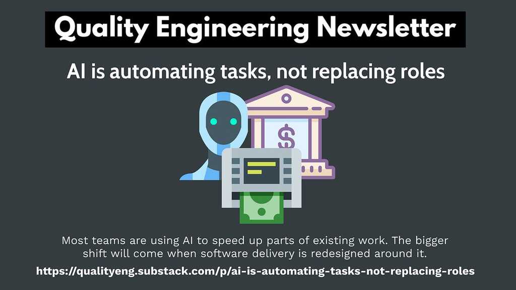 AI is automating tasks, not replacing roles image image