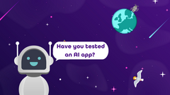Have you tested an AI app? image
