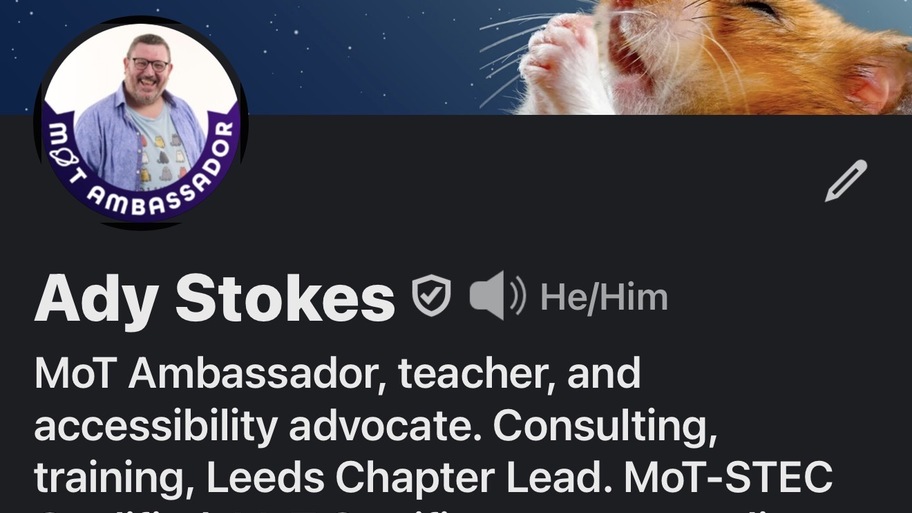 Do you have your Hamster badge yet?  image