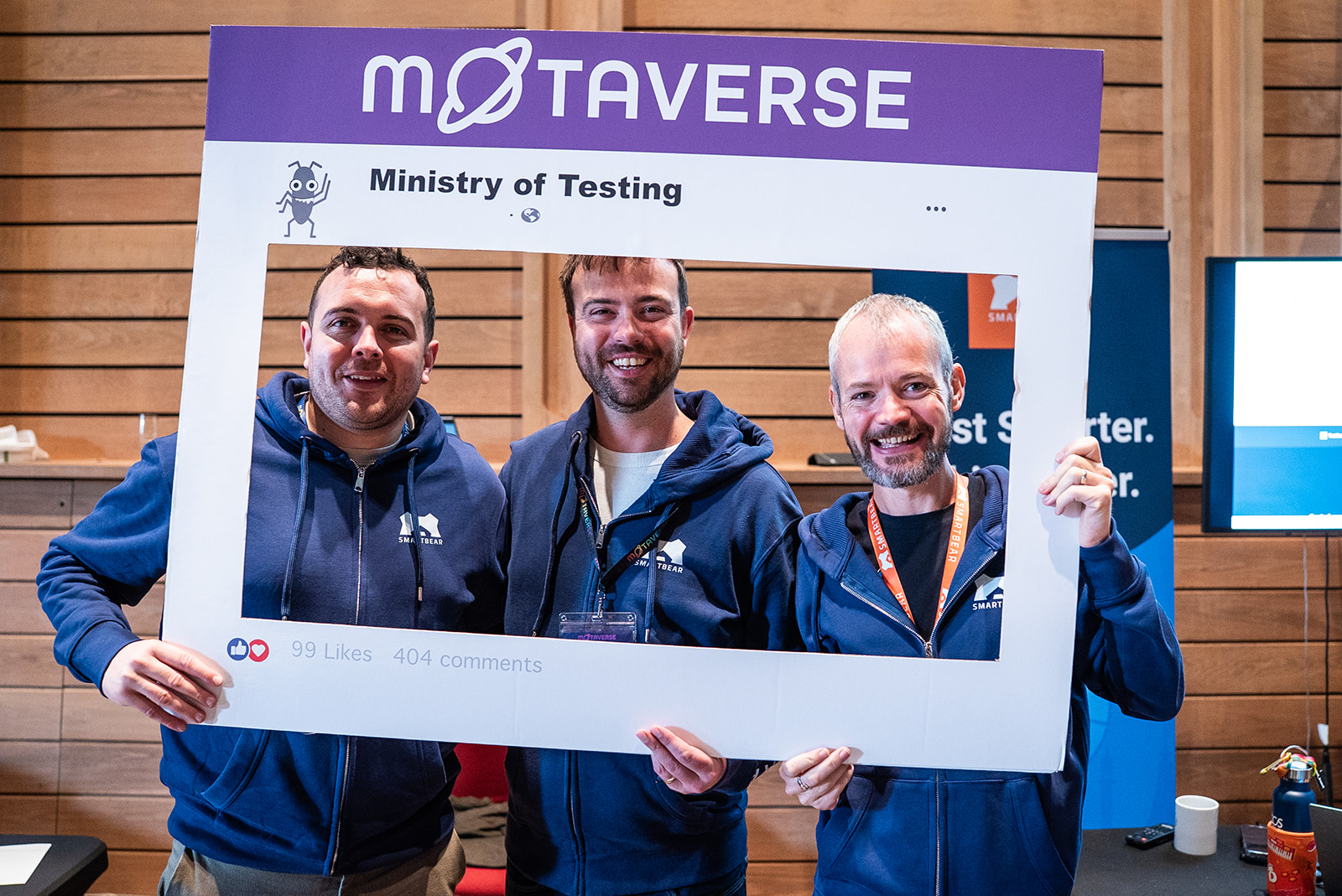 The SmartBear team at MoTaCon25, thanks for sponsoring and being there!