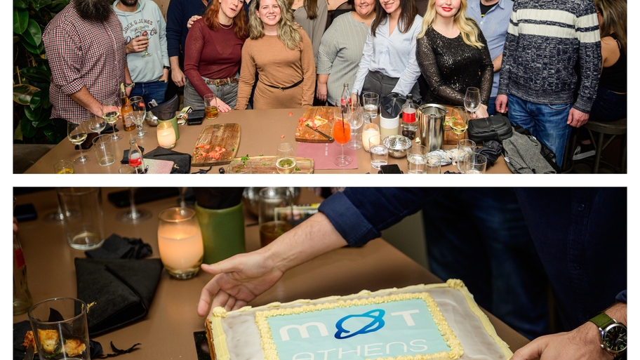 8 years MoT Athens -  Annual cake-cutting event. image