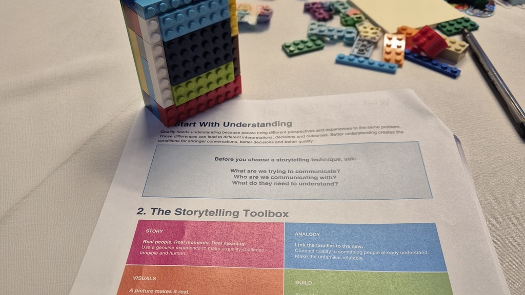 Telling a Story of Quality With Lego image