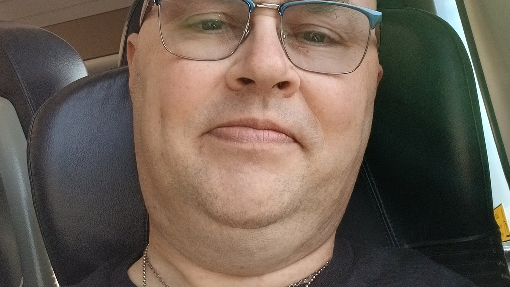 Self of Gary on a train image