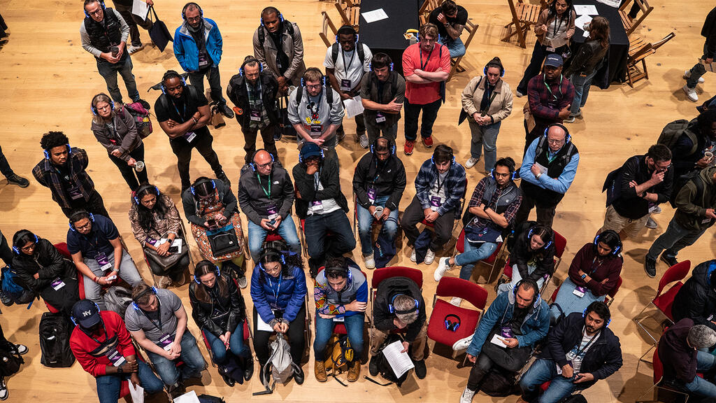 Postman sessions at MoTaCon, the view from above.