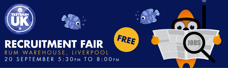 Testing & Quality Recruitment Fair at TestBash UK 2023 banner image