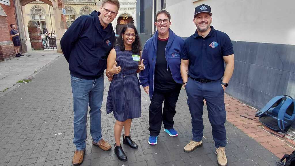 Not planned… just a navy blue coincidence! image