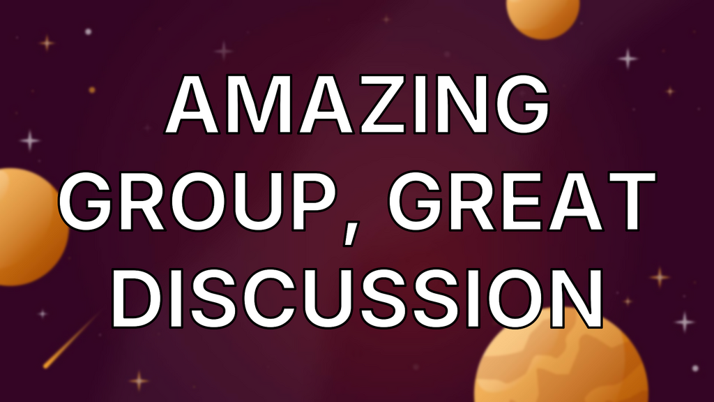 Amazing group, great discussion image