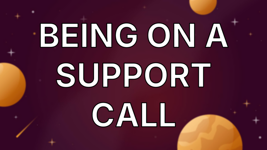 Being On A Support Call image