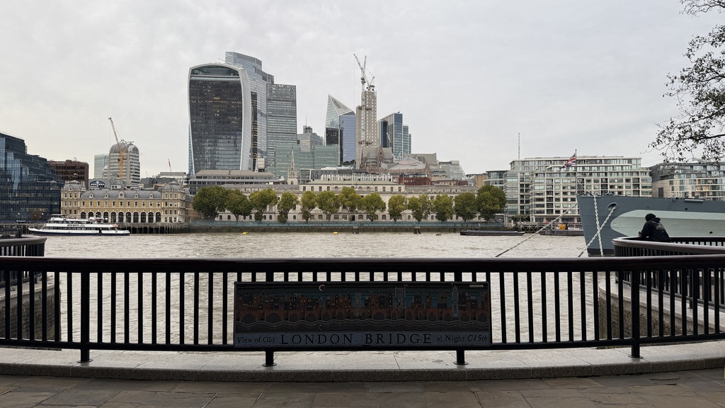 London city landscape over the Thames.  image