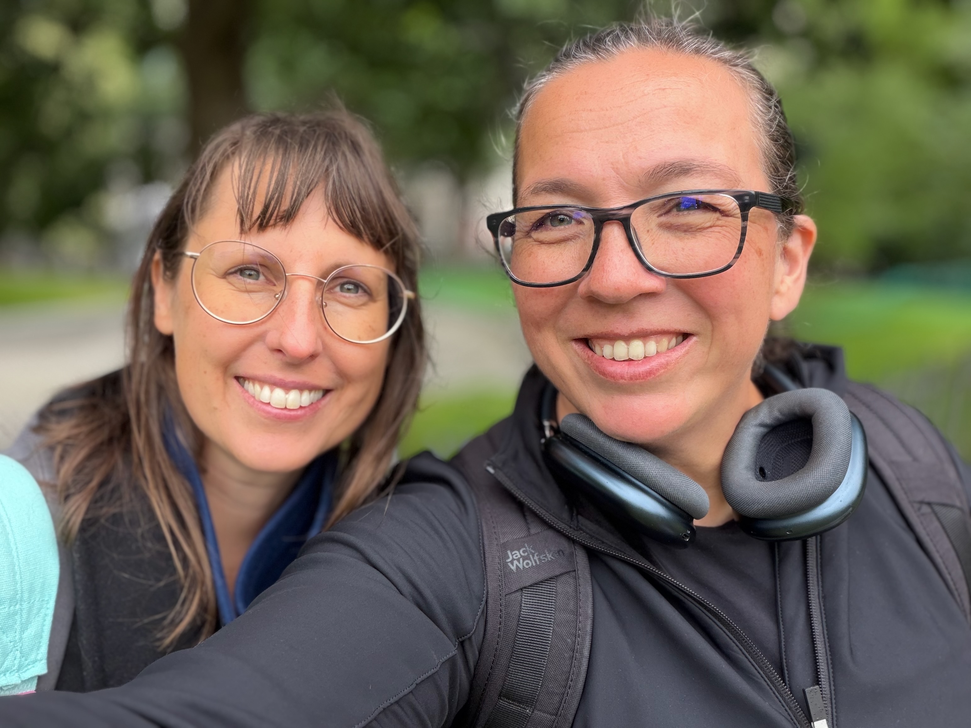 A selfie with Michaela and Rosie image