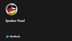 Watch the speakers answer quick fire questions in our first ever AMA panel at TestBash Germany 2019 image