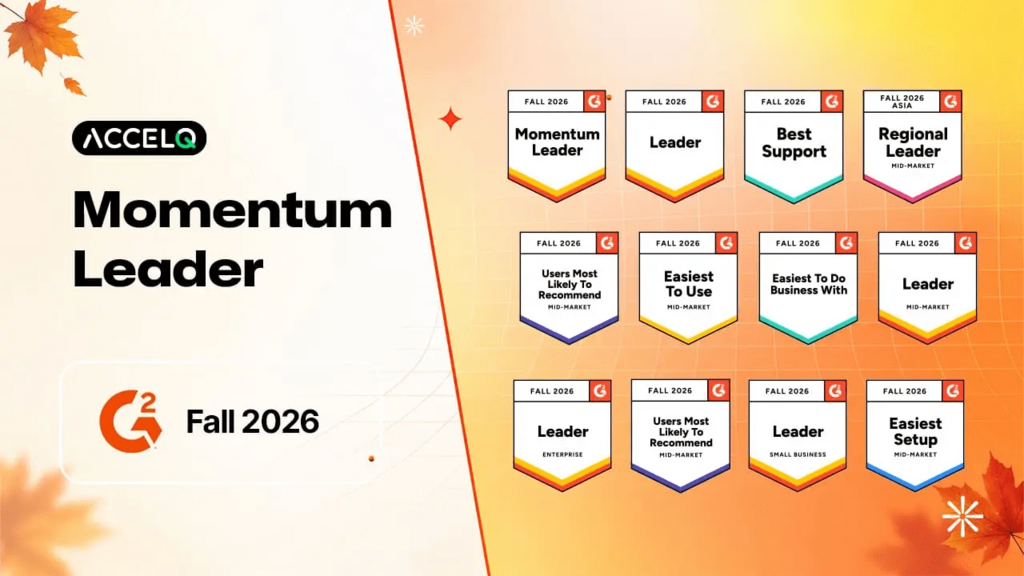 ACCELQ Momentum Leader G2 Fall 2026 image