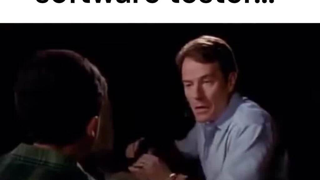 Short video of a child telling his father that he wants to be a software tester. The lights dim, and his father warns him that there is no turning back and requires total commitment. The child replies "I know", after which the lights come back on and the father says in a happy voice, "Neat, we'll start tomorrow".