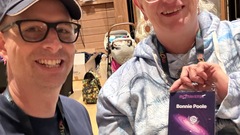 02/10/25, Brighton. 

I loved chatting with Bonnie Poole at MoTaCon. We caught up early on day 2 before it all got busy. Here's us in The Brighton Dome Corn Exchange. 

We had a good old chit-c... image